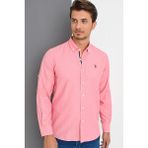 G974 Dewberry Erkek Gömlek-Pembe - 2XL