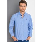 G974 Dewberry Erkek Gömlek-Saks - 2XL
