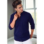 G976 Dewberry Erkek Gömlek-Lacivert - 2XL