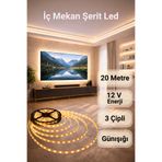 ga gözde aydınlatma 20 m ◆ Şerit Led Günışığı ◆ İç Mekan ◆ Yüksek Lümen ◆ Ekstra Kalın PCB ( TRAFOSUZ )