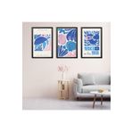 GAAGART 3'lü Ahşap Lamine Çerçeveli Mdf Tablo Take Me İn The Sea 40 x 60 gartNM2152