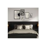 GAAGART 5'li Ahşap Lamine Çerçeveli Mdf Tablo Seti Kadın ve Çizgiler 40 x 60 gartNM2774