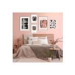GAAGART 5'li Ahşap Lamine Çerçeveli Mdf Tablo Seti Love Çizgisel 30 x 40 gartNM2674