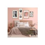 GAAGART 5'li Ahşap Lamine Çerçeveli Mdf Tablo Seti Love Çizgisel 30 x 40 gartNM2675