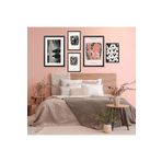 GAAGART 5'li Ahşap Lamine Çerçeveli Mdf Tablo Seti Love Çizgisel 30 x 40 gartNM2676