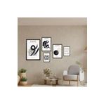GAAGART 5'li Ahşap Lamine Çerçeveli Mdf Tablo Seti Matisse Sweet Home 40 x 60 gartNM2759