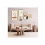 GAAGART 5'li Ahşap Lamine Çerçeveli Mdf Tablo Seti Modern Çizgiler 40 x 60 gartNM2766