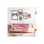 GAAGART 5'li Ahşap Lamine Çerçeveli Mdf Tablo Seti Sevgililer Günü Teması 40 x 60 gartNM2750