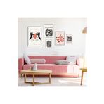 GAAGART 5'li Ahşap Lamine Çerçeveli Mdf Tablo Seti Sevgililer Günü Teması 40 x 60 gartNM2751