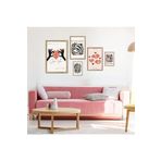 GAAGART 5'li Ahşap Lamine Çerçeveli Mdf Tablo Seti Sevgililer Günü Teması 40 x 60 gartNM2752