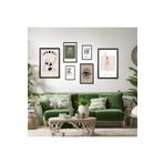 GAAGART 6'lı Ahşap Lamine Çerçeveli Mdf Tablo Seti Spırıtual Tema 30 x 40 gartNM2867