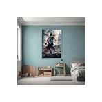 GAAGART Metal Çerçeveli Cam Tablo Film Karakteri Thor ve Çekiç Görseli 30 x 40 gartNM5457