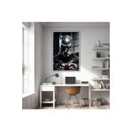 GAAGART Metal Çerçeveli Cam Tablo Film Karakteri Yakın Çekim Batman 70 x 100 gartNM5391