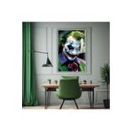 GAAGART Metal Çerçeveli Cam Tablo Film Karakteri Yakın Çekim Joker 70 x 100 gartNM5677