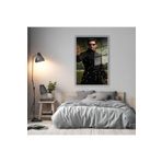 GAAGART Metal Çerçeveli Cam Tablo Klasik Film Matrix Karakteri 60 x 90 gartNM6602