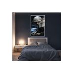 GAAGART Metal Çerçeveli Cam Tablo Yüzüklerin Efendisi Karakteri Gollum 70 x 100 gartNM6397