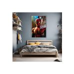 GAAGART Metal Çerçeveli Temperli Cam Tablo Film Karakteri Spider Man 30 x 40 gartNM5520