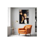 GAAGART Metal Çerçeveli Temperli Cam Tablo Film Karakteri The Godfather 70 x 100 gartNM6121