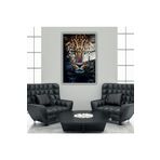 GAAGART Metal Çerçeveli Temperli Cam Tablo Mavi Gözlü Leopar 40 x 60 gartNM4752
