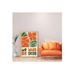 GAAGART Tekli Ahşap Lamine Çerçeveli Mdf Tablo At Will Be Okay 50 x 70 gartNM7833