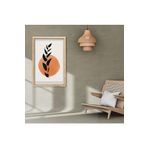 GAAGART Tekli Ahşap Lamine Çerçeveli Mdf Tablo Çizgisel Ağaç Dalı 30 x 40 gartNM7581