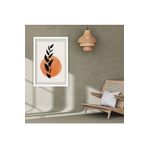 GAAGART Tekli Ahşap Lamine Çerçeveli Mdf Tablo Çizgisel Ağaç Dalı 40 x 60 gartNM7572