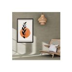 GAAGART Tekli Ahşap Lamine Çerçeveli Mdf Tablo Çizgisel Ağaç Dalı 40 x 60 gartNM7577