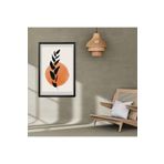 GAAGART Tekli Ahşap Lamine Çerçeveli Mdf Tablo Çizgisel Ağaç Dalı 50 x 70 gartNM7576