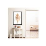 GAAGART Tekli Ahşap Lamine Çerçeveli Mdf Tablo Çizgisel Başak Demeti 30 x 40 gartNM7519
