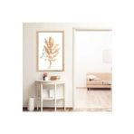GAAGART Tekli Ahşap Lamine Çerçeveli Mdf Tablo Çizgisel Başak Demeti 30 x 40 gartNM7528