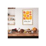 GAAGART Tekli Ahşap Lamine Çerçeveli Mdf Tablo Hello Fruit Greyfurt 18 x 23 gartNM7552