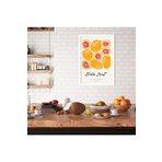 GAAGART Tekli Ahşap Lamine Çerçeveli Mdf Tablo Hello Fruit Greyfurt 50 x 70 gartNM7551