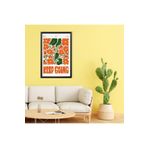 GAAGART Tekli Ahşap Lamine Çerçeveli Mdf Tablo Keep Going Çiçek 40 x 60 gartNM7897