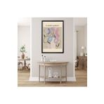 GAAGART Tekli Ahşap Lamine Çerçeveli Mdf Tablo Lila Flower Market 30 x 40 gartNM7636