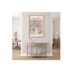 GAAGART Tekli Ahşap Lamine Çerçeveli Mdf Tablo Lila Flower Market 30 x 40 gartNM7640