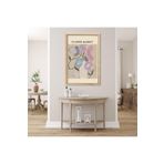 GAAGART Tekli Ahşap Lamine Çerçeveli Mdf Tablo Lila Flower Market 40 x 60 gartNM7641