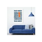 GAAGART Tekli Ahşap Lamine Çerçeveli Mdf Tablo Mavi Kırmızı Çiçek 30 x 40 gartNM7857