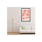 GAAGART Tekli Ahşap Lamine Çerçeveli Mdf Tablo No Rain Flowers Pembe 40 x 60 gartNM7884
