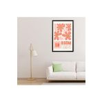 GAAGART Tekli Ahşap Lamine Çerçeveli Mdf Tablo No Rain Flowers Pembe 50 x 70 gartNM7885