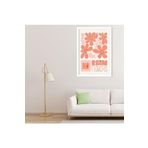 GAAGART Tekli Ahşap Lamine Çerçeveli Mdf Tablo No Rain Flowers Pembe 50 x 70 gartNM7889