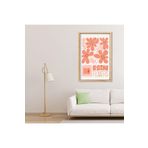 GAAGART Tekli Ahşap Lamine Çerçeveli Mdf Tablo No Rain Flowers Pembe 50 x 70 gartNM7893