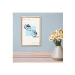 GAAGART Tekli Ahşap Lamine Çerçeveli Mdf Tablo Öpüşen Küçük Balıklar 18 x 23 gartNM8007