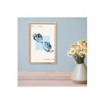 GAAGART Tekli Ahşap Lamine Çerçeveli Mdf Tablo Öpüşen Küçük Balıklar 40 x 60 gartNM8010