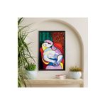 GAAGART Tekli Ahşap Lamine Çerçeveli Mdf Tablo Pablo Picasso Rüya Eseri 18 x 23 gartNM7470