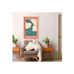 GAAGART Tekli Ahşap Lamine Çerçeveli Mdf Tablo Pembe Beyaz Papatya 30 x 40 gartNM7931