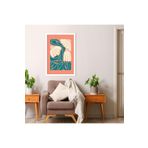 GAAGART Tekli Ahşap Lamine Çerçeveli Mdf Tablo Pembe Beyaz Papatya 40 x 60 gartNM7927
