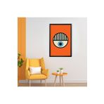 GAAGART Tekli Ahşap Lamine Çerçeveli Mdf Tablo Renkli Tekli Göz 30 x 40 gartNM7597