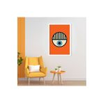 GAAGART Tekli Ahşap Lamine Çerçeveli Mdf Tablo Renkli Tekli Göz 30 x 40 gartNM7601