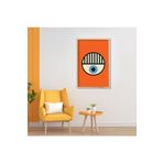 GAAGART Tekli Ahşap Lamine Çerçeveli Mdf Tablo Renkli Tekli Göz 30 x 40 gartNM7604