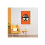 GAAGART Tekli Ahşap Lamine Çerçeveli Mdf Tablo Renkli Tekli Göz 40 x 60 gartNM7607